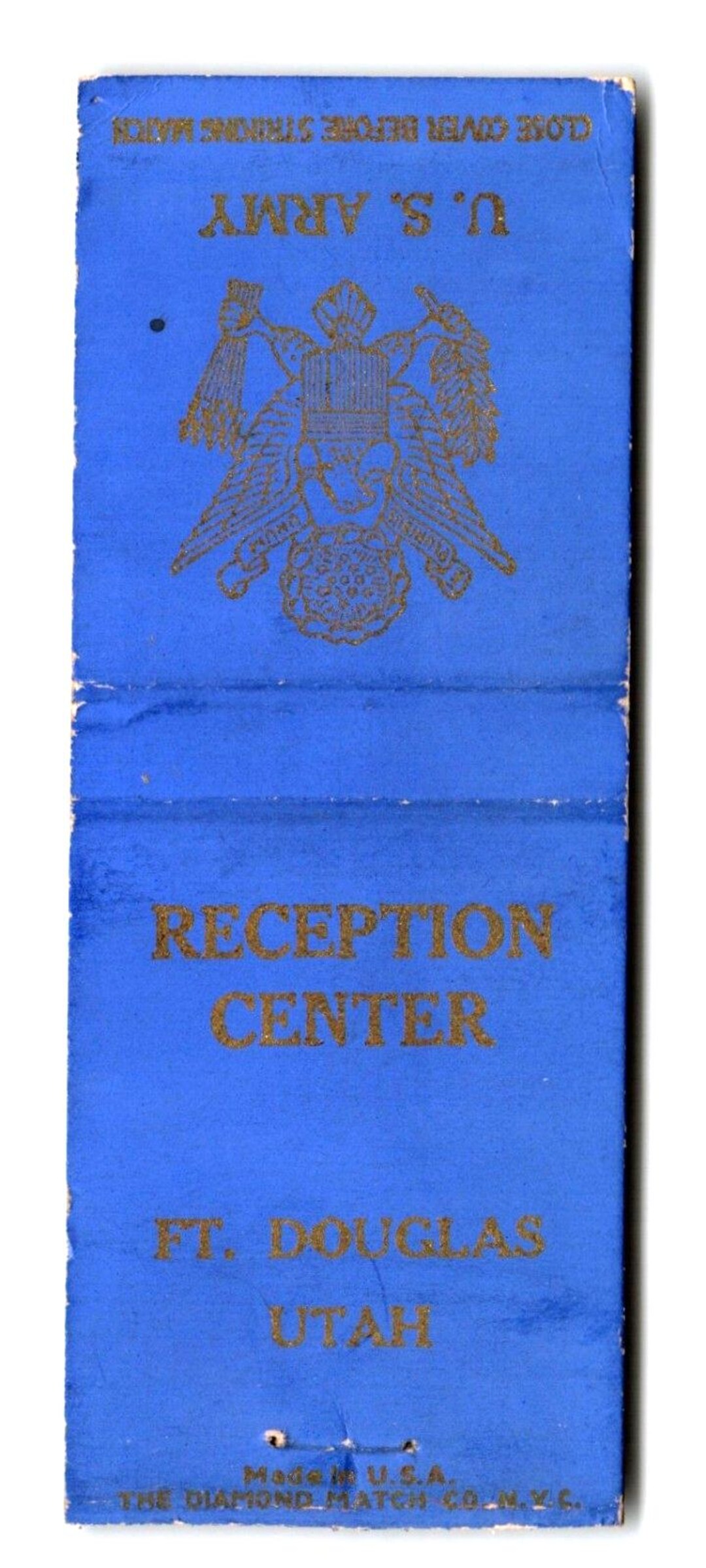 US Army Reception Center Ft. Douglas Utah Military War Cover 1940's ...