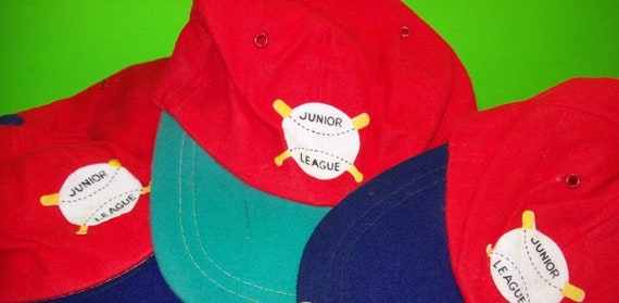 Vintage Baseball Caps Lot Of 3 Hats Childs Junior… - image 6