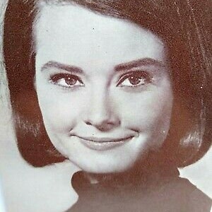 Diana Baker Close Up Postcard Unused Vintage American Actress TV Movie Star NOS Unique Gift