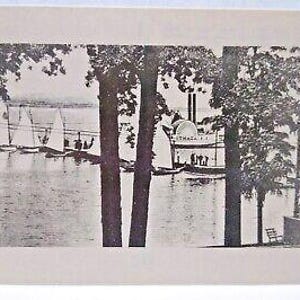 Ship Boat Postcard Ithica New York Sailboats William Reed Gordon 1979 Unused Unique Gift