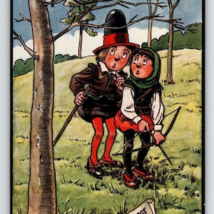 Carte postale Ye Terror Of Ye Birdie Bird Tree Tuck, néerlandaise signée G.E. Shepheard 8621 Cadeau unique