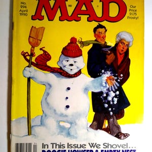 MAD マガジン 1990 年 4 月号 ドギー・ハウザー テレビ番組 風刺 空巣ロック クイズ 294