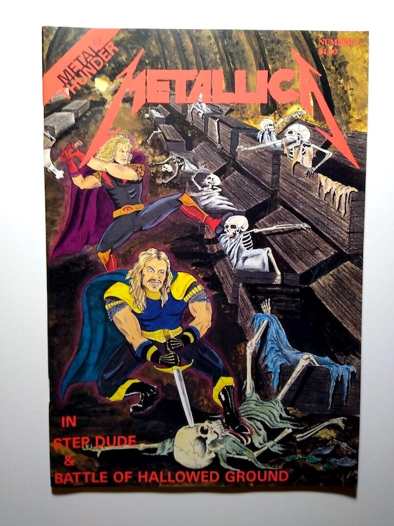 【中古】 ROCK　COMIC Metallica Metal Thunder Hard Rock Fantasy Comic July 1992 Art