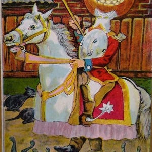 Halloween Postkarte Fantasy Kobold Pferd Dead Black Cat Florence Bamberger Einzigartiges Geschenk