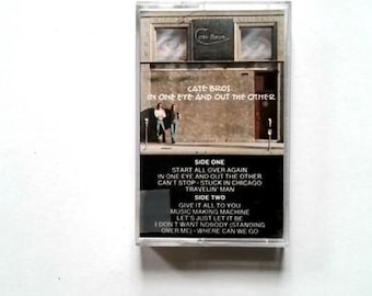 Cate Bros. In One Eye And Out The Other Cassette 1976 Asylum