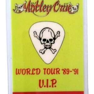 Vintage Motley Crue Backstage Pass - Etsy