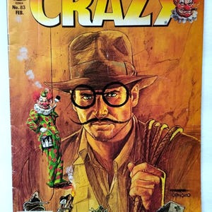 クレイジー マガジン 1982 年 2 月号 83 レイダース/失われたアーク ハリソン フォード スタン リー ユニーク ギフト
