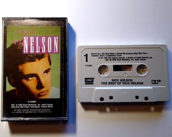 Rick Nelson The Best Of Rick Nelson Cassette Tape Pop Rock and Roll Ballad Hits