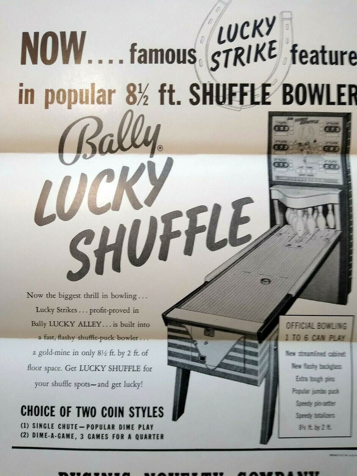 Shuffle Alley Bowling for sale compared to CraigsList Only 2 left at 70