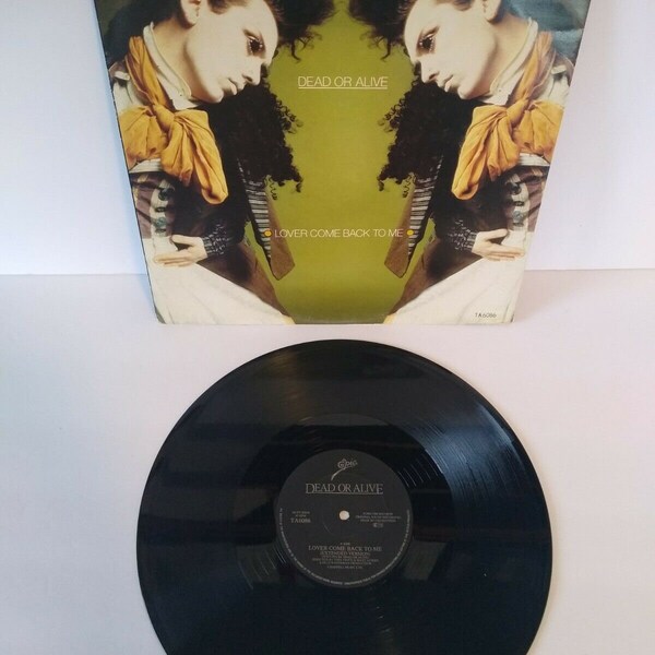 Dead Or Alive Lover Come Back To Me 3 Track 12" EP Vinyl Record Synth-pop UK NM Unique Gift
