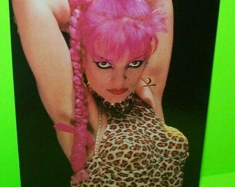 Nina Hagen Vintage Postcard Godmother Of Goth Punk New Wave Post-Punk Sexy NOS Unique Gift