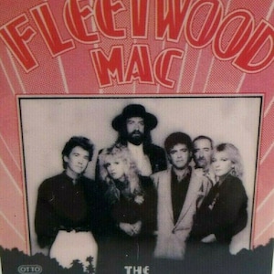 Fleetwood Mac Backstage Pass Original 1987 Rock Concert Stevie Nicks Band Photo Music Gift