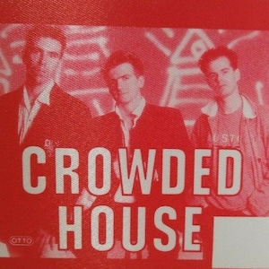 Crowded House 1986 Vintage Backstage Pass - Split Enz Music Gift