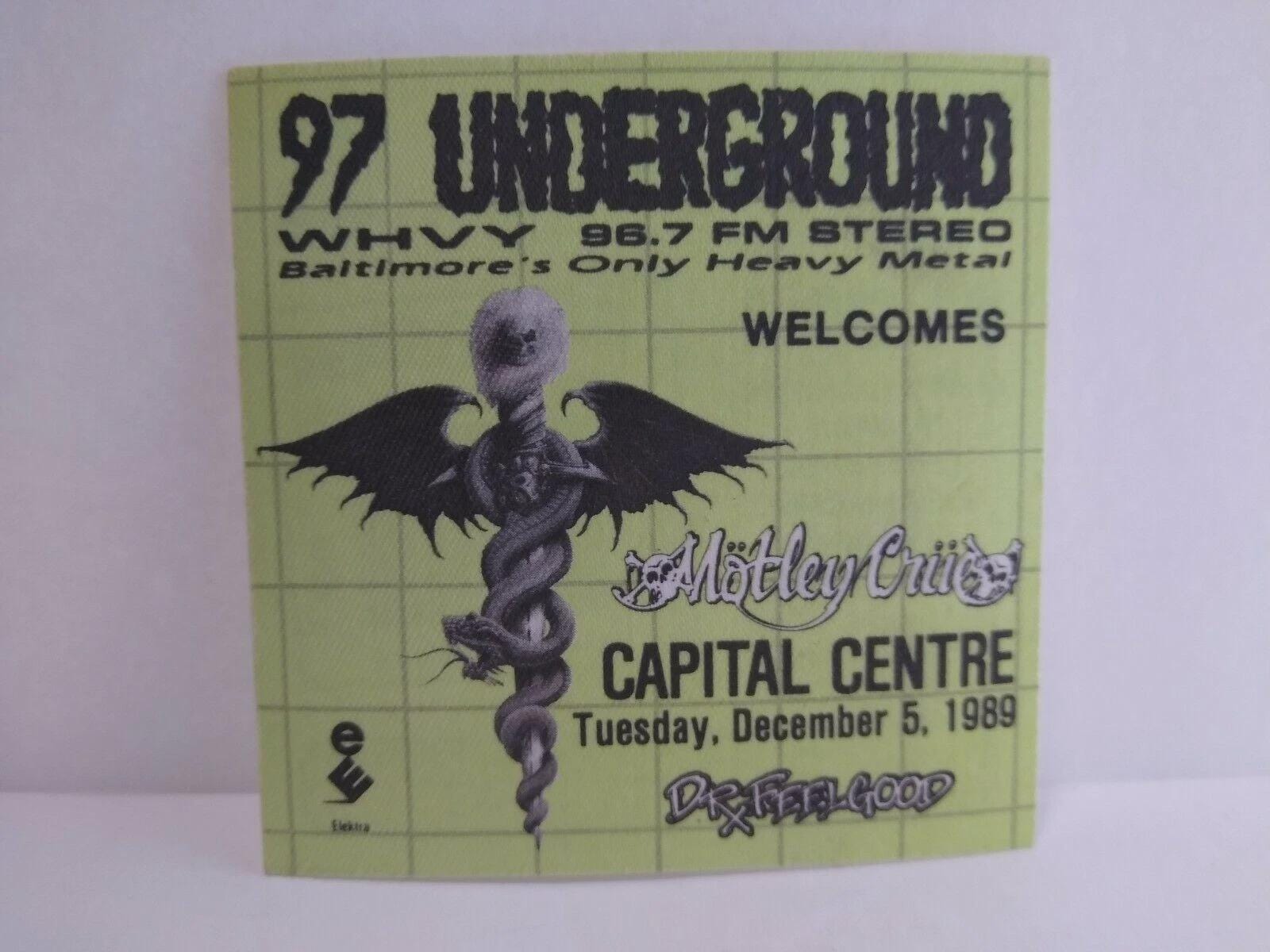 Vintage Motley Crue Backstage Pass - Etsy