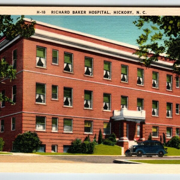 Hickory, Nc Vintage Postcard Etsy