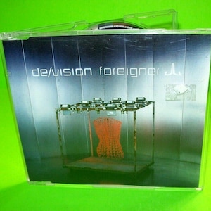 De/Vision Foreigner CD EP 2000 Synth-Pop Electronic Darkwave German Electronic Unique Gift