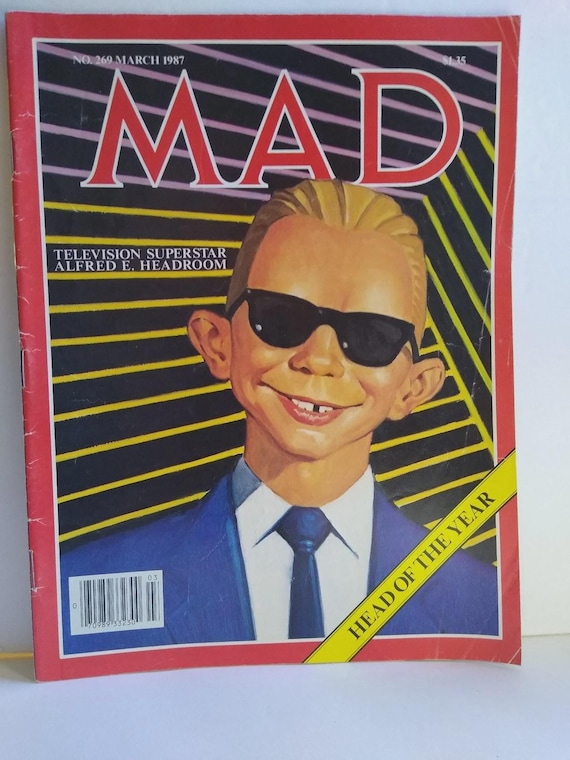 MAD Magazine #269 March 1987 Max Headroom Stand by Me Movie Spoof