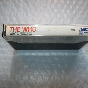 The Who Who's Missing Cassette Tape Columbia House Club Edition Classic Rock Music Gift Unique Gift image 2