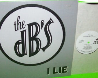 The DB's I Lie Vinyl 12" Record, New Wave Pop Rock, 1987 Promo, Vintage