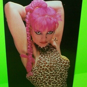 Nina Hagen Vintage Postcard Godmother Of Goth Punk New Wave Post-Punk Sexy NOS Unique Gift Post Card