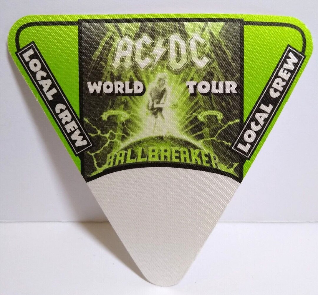 AC/DC Backstage Pass Ballbreaker World Tour Original 1996 - Etsy
