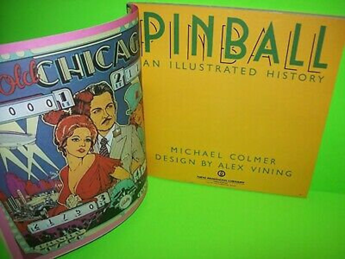 Pinball an Illustrated History Michael Colmer 1976 Vintage Etsy