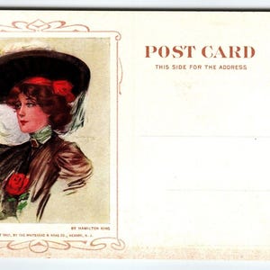 Edith von Mihamilton King Werbepostkarte Cosmopolitan Relief Camden NJ 1908