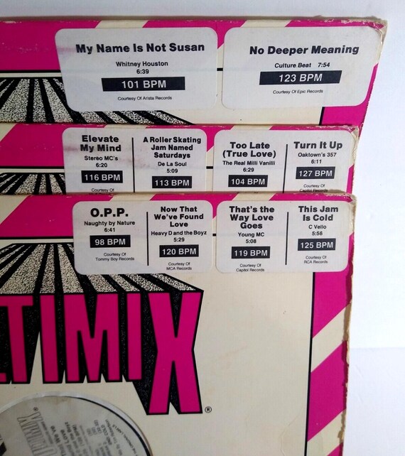 Funkymix 9 Ultimix Vinyl Records Set, Promo Hip-house Soul (RARE