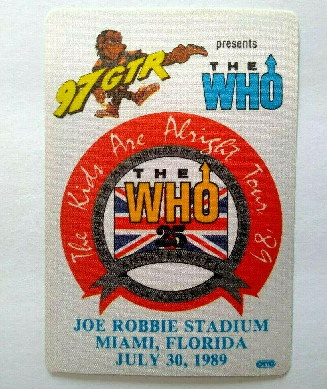 1989 the Who Tour - Etsy