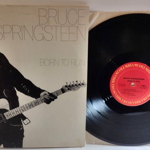 Bruce Springsteen Born To Run Vinyl LP Record 1st Press Warped Correction Decal