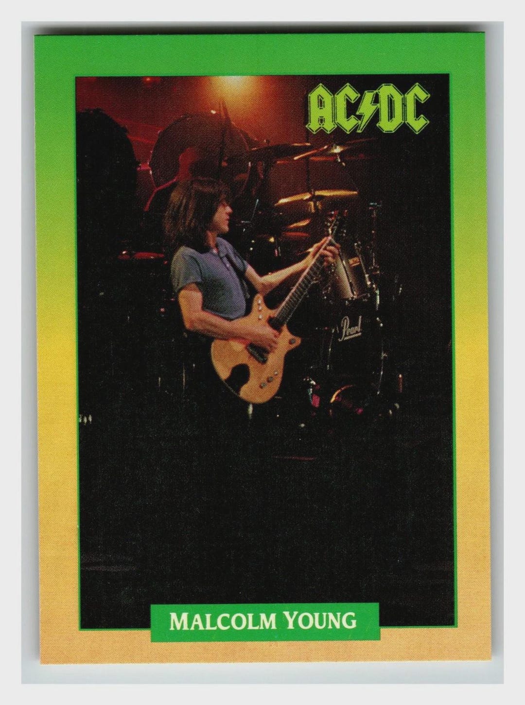 AC/DC Malcolm Young 1991 Rockcards Brockum #56 - Etsy