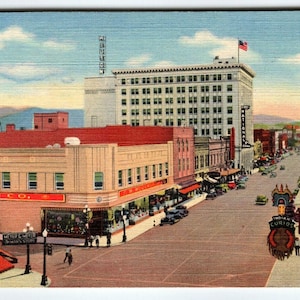 Carte postale Woolworth Meyer & Meyer Albuquerque, Nouveau-Mexique, lin Route 66