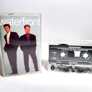 Waterfront Cassette Tape 1989 Synth-Pop Pop Rock Music Audio Original Funk Soul