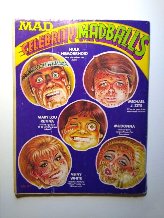 MAD Magazine March 1987 # 269 Max Headroom Stand by Me Movie
