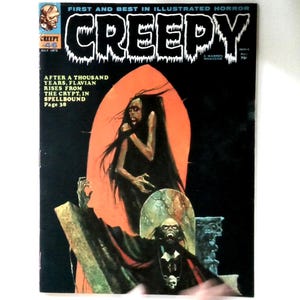 Vintage Creepy Magazine #46 July 1972 James Warren Horror Comic Witch Monsters