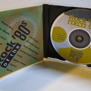 Rock Of The 80s CD New Wave Hits Devo A Flock Of Seagulls Split Enz Fixx Blondie Unique Gift