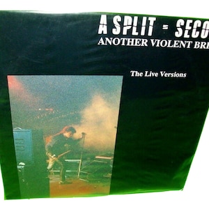 A Split Second: Another Violent Breed, Live 12" Vinyl (1989, Sealed)
