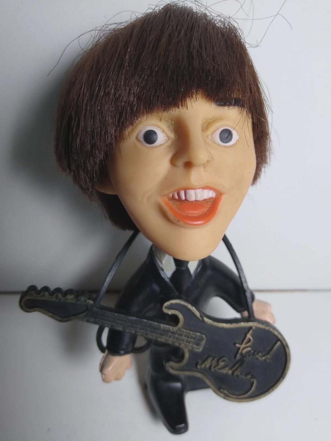 The Beatles Remco Doll Paul Mccartney Doll Original Guitar Nems