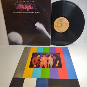 Utopia Adventures In Utopia Vinyl LP Record Album Prog Rock 1980 Todd Rundgren Unique Gift