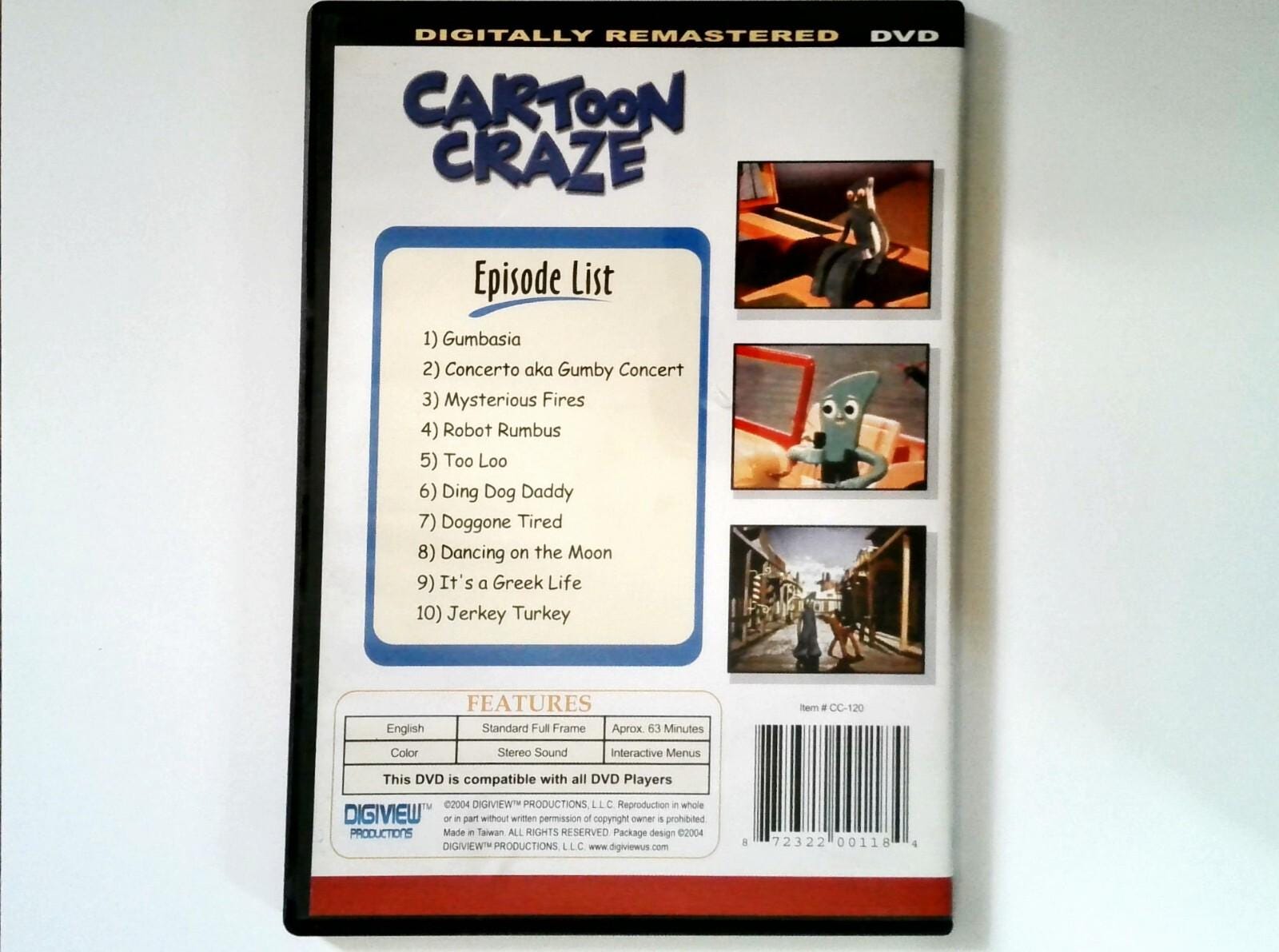 Cartoon Craze - Gumby: Gumbasia DVD (2004) - Digitally Remastered