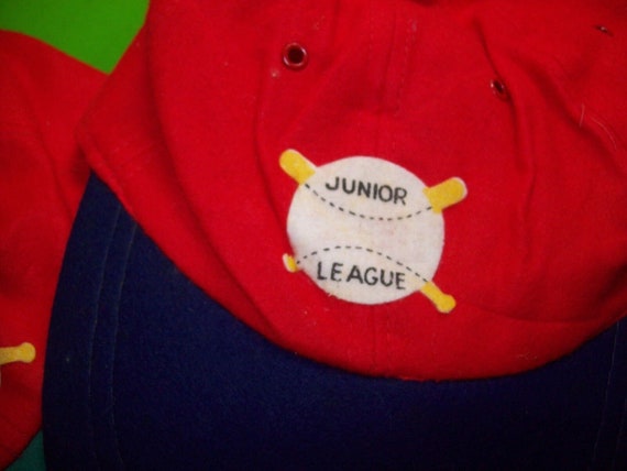 Vintage Baseball Caps Lot Of 3 Hats Childs Junior… - image 10