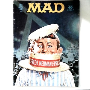 Mad Magazine #153 Sept 1972 - Dirty Harry, Alfred E. Neuman President, Longshot