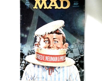 70's ヴィンテージ　ポスター　MAD magazine アルフレッド　乱交 MAD MAGAZINE Alfred E.Neuman Vintage VOTE Poster マッドマガジン