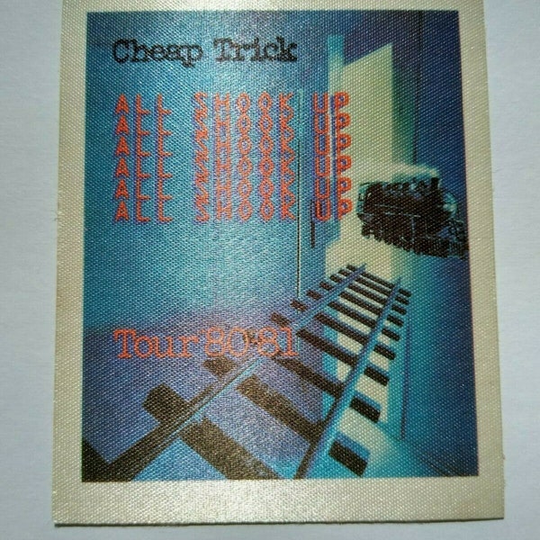 Cheap Trick All Shook Up Backstage Pass Original 1980-1981 Rock Concert Tour Music Gift