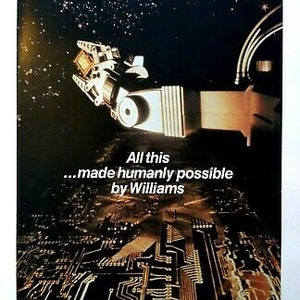 Pinbot Pinball Flyer Original 1986 Space Age Robot Game - Etsy