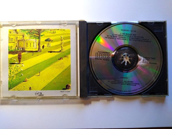 Genesis Nursery Cryme CD Early UK Edition No Barcode Japan on