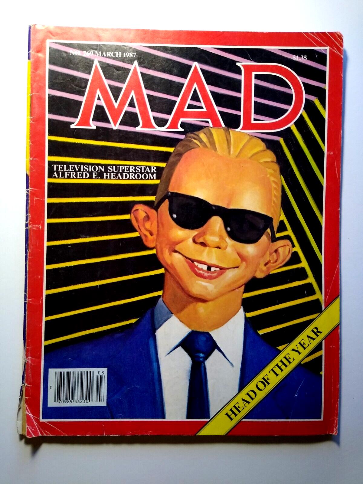 MAD Magazine March 1987 # 269 Max Headroom Stand by Me Movie