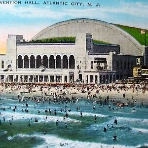 Atlantic City Postcard New Convention Hall Circa 1929 New Jersey Fred Hess 7397 Unique Gift