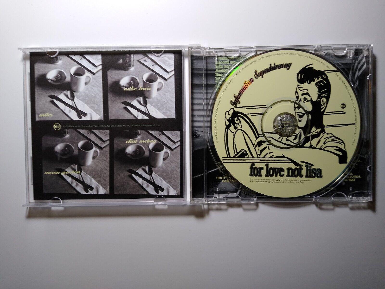 For Love Not Lisa Information Superdriveway Promo CD Album 1995
