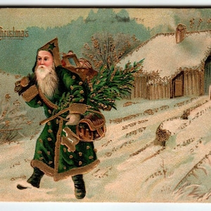 Old world store santa suit